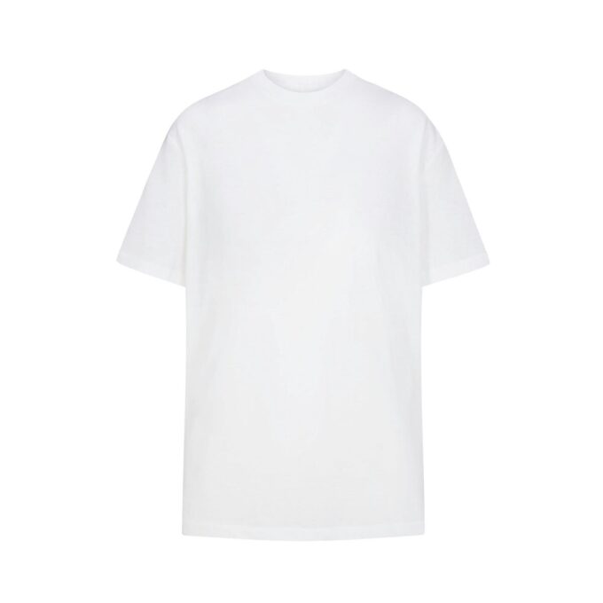 AFSLAPPEN T-SHIRT MED OVERSIZERET LANG T-SHIRT