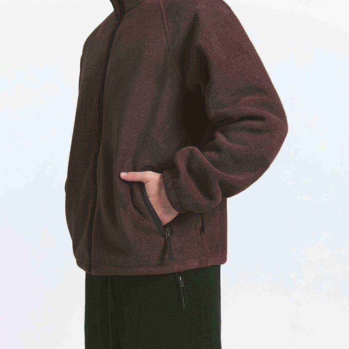 ARCTIC FLEECE HERREJAKKE MED LYNLÅS
