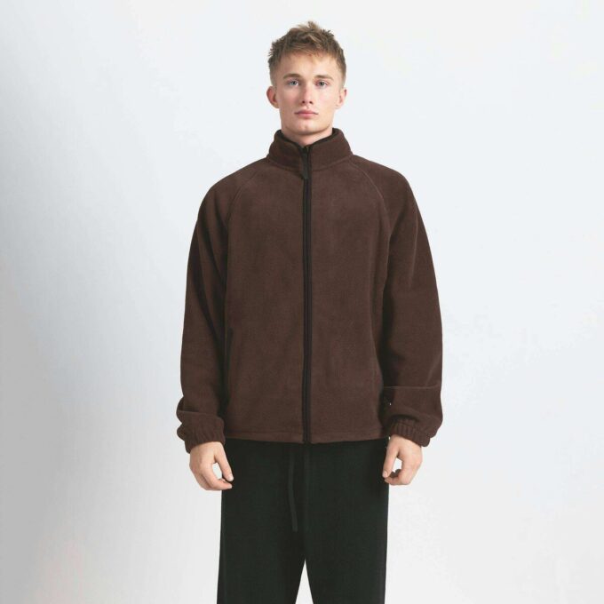 ARCTIC FLEECE HERREJAKKE MED LYNLÅS