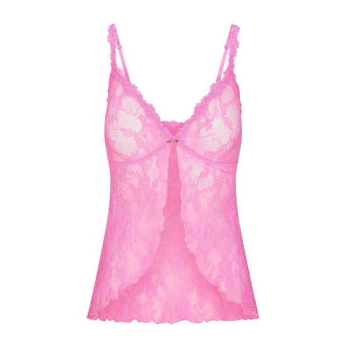 BABYDOLL TOP MED STRETCH-BLONDE