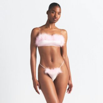 BANDEAU MED SILKEFJERBÅND