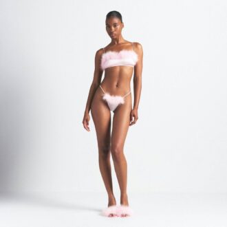 BANDEAU MED SILKEFJERBÅND