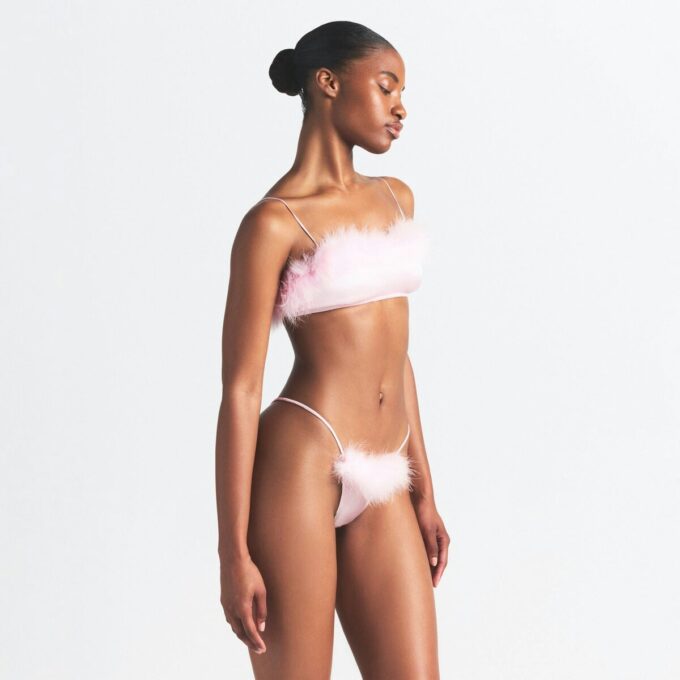 BANDEAU MED SILKEFJERBÅND
