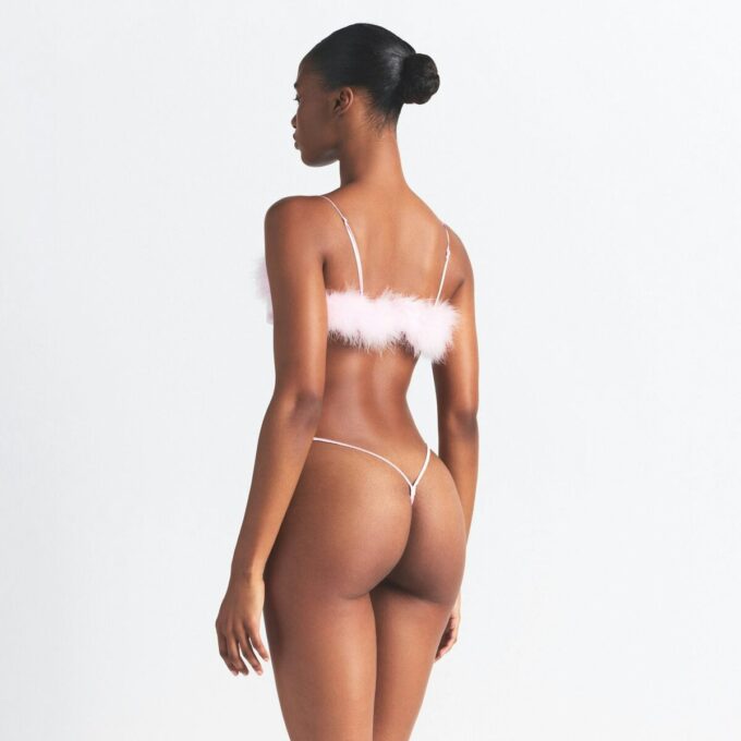 BANDEAU MED SILKEFJERBÅND