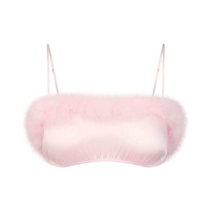 BANDEAU MED SILKEFJERBÅND