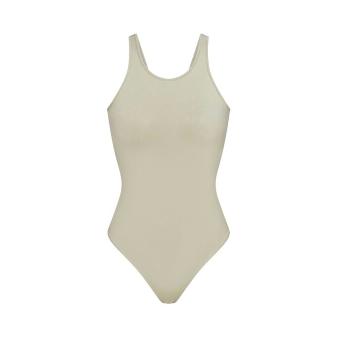 BLØD, GLATTENDE, SØMLØS VATTERT BODYSUIT