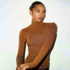 BOMULDSRØD TURTLENECK