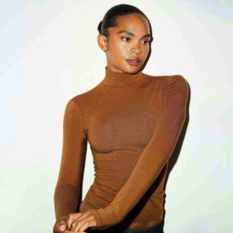 BOMULDSRØD TURTLENECK