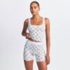 BOMULDSRIBBE TANKTOP MED 3 STK.