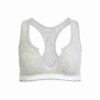 BOMULDSRIBBEDE BRALETTE MED SPLIT NECK