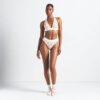 BOMULDSRIBBEDE HALTER-BRALETTE