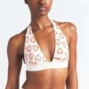 BOMULDSRIBBEDE HALTER-BRALETTE