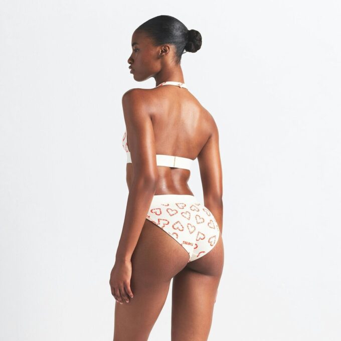BOMULDSRIBBEDE HALTER-BRALETTE