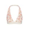 BOMULDSRIBBEDE HALTER-BRALETTE
