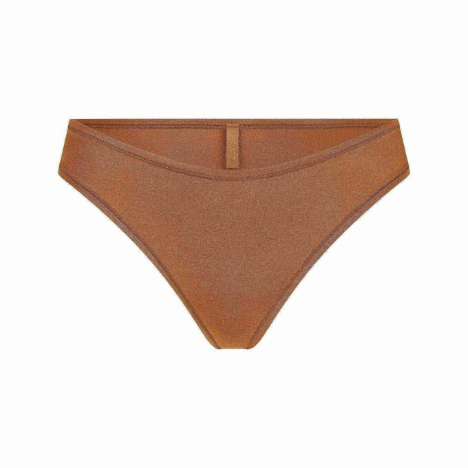 BOMULDSSTRØJE DYPPET THONG