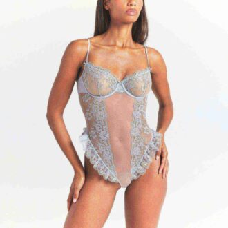 BRODERET LINGERIE UFOREDE SKRIDTFRISTET TEDDY