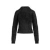 BØRSTET ALPACA-TRØJE MED CREWNECK-HALS