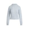 BØRSTET ALPACA-TRØJE MED CREWNECK-HALS