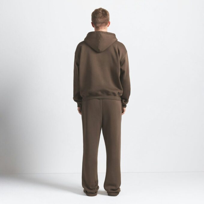 FLEECE LOUNGE HERRE AFSLAPPET HÆTTETRØJE
