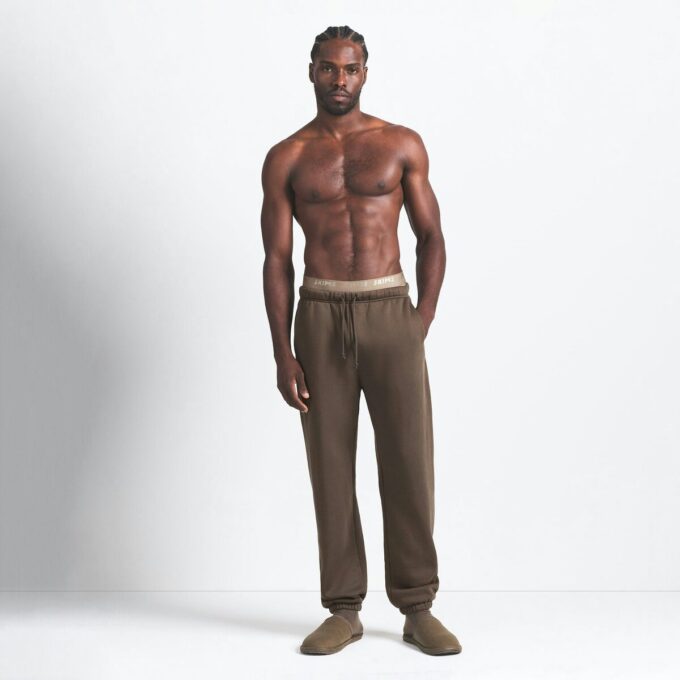 FLEECE LOUNGE HERRE AFSLAPPET JOGGER