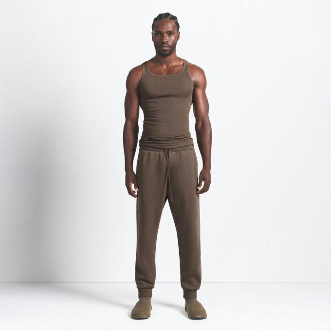 FLEECE LOUNGE HERRE TAPERED JOGGER