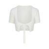 FUZZY KNITS CROP TOP OG SHORTS SÆT