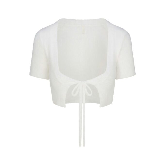FUZZY KNITS CROP TOP OG SHORTS SÆT