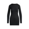 GLATTE LAG-FORMER MED CREWNECK-HALS MINIKJOLE