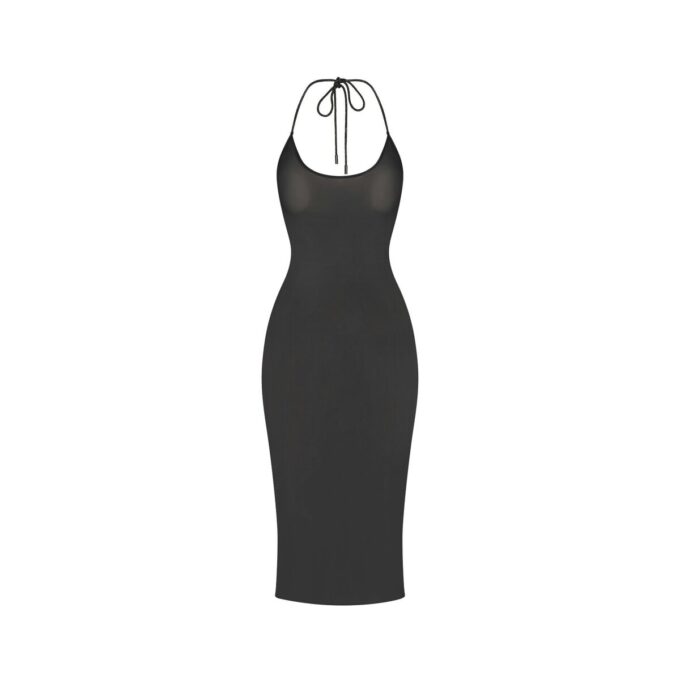 HALTEKJOLE MED RHINESTEN-STRIKKET HALTEKJOLE I MIDI-SLIP