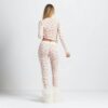 HENLEY- OG LEGGINGSÆT MED RIBBEDE BOMULD