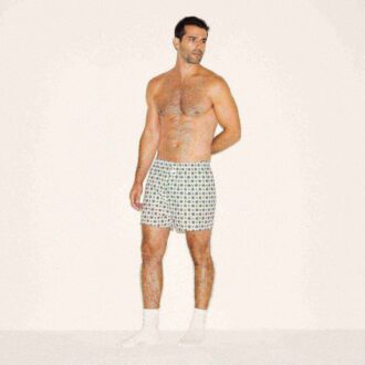 HERRE BOXERSKOR I BOMULD POPLIN