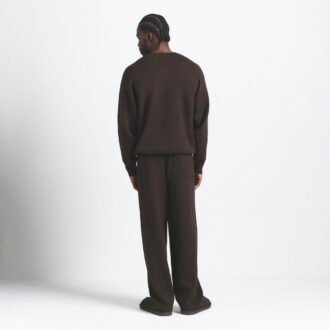 Herresweater i bomuldsstrik