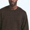Herresweater i bomuldsstrik