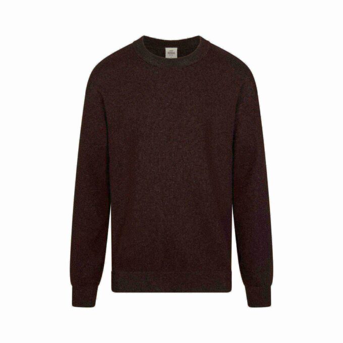 Herresweater i bomuldsstrik
