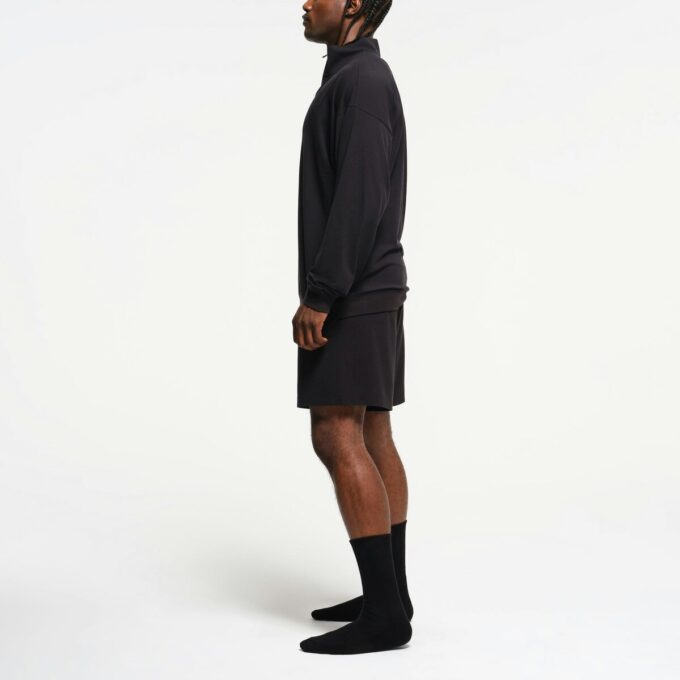 JERSEY LOUNGE HERRE AFSLAPPET KVARTLYNLÅS PULLOVER