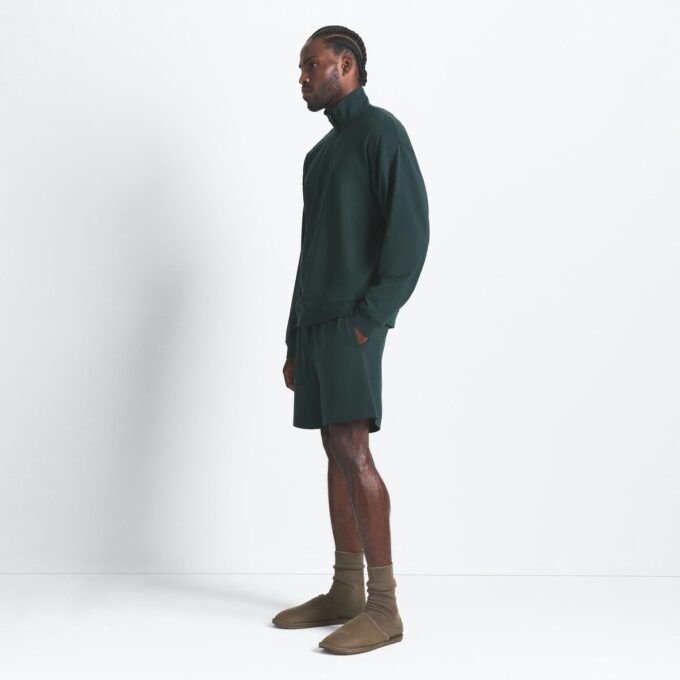 JERSEY LOUNGE HERRE AFSLAPPET KVARTLYNLÅS PULLOVER