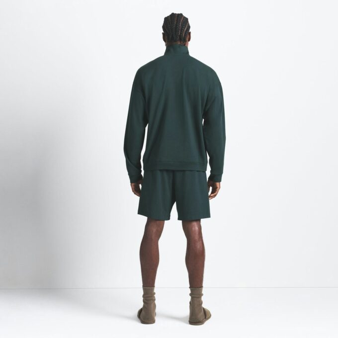 JERSEY LOUNGE HERRE AFSLAPPET KVARTLYNLÅS PULLOVER