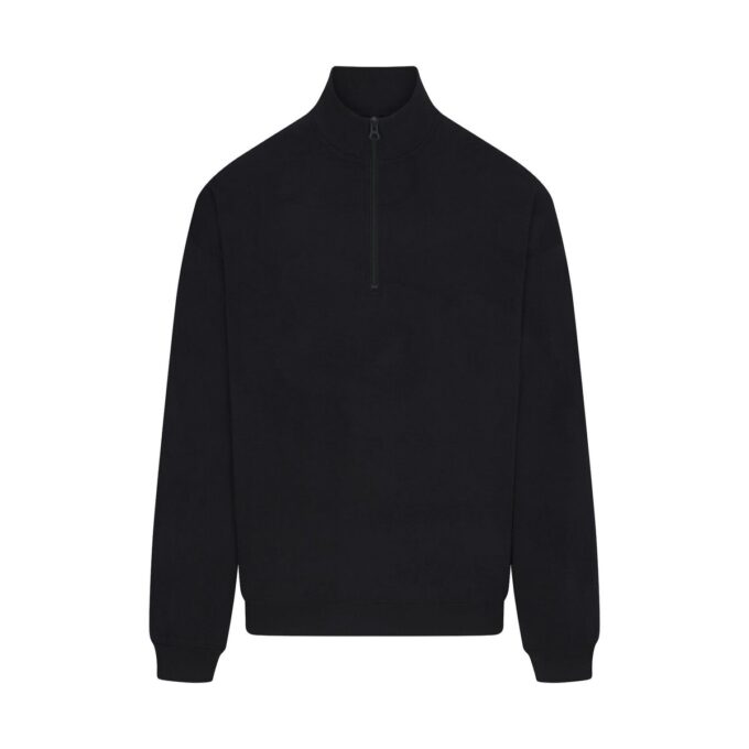 JERSEY LOUNGE HERRE AFSLAPPET KVARTLYNLÅS PULLOVER