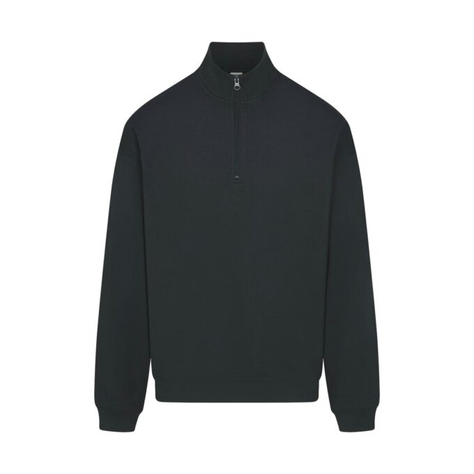 JERSEY LOUNGE HERRE AFSLAPPET KVARTLYNLÅS PULLOVER