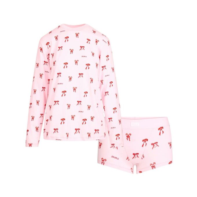 KÆRESTE LANGÆRMET T-SHIRT OG KORT BOXERSÆT
