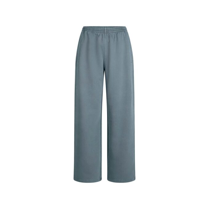 KÆRESTEFLEECE OVERSIZED BUKSER MED LIGE BEN