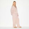 KÆRESTEFLEECE OVERSIZED HÆTTETRØJE MED LYNLÅS