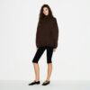 KÆRESTEFLEECE OVERSIZED HALV LYNLÅS