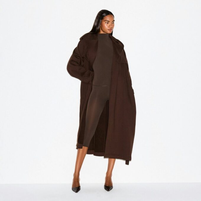KÆRESTEFLEECE OVERSIZED TRENCHCOAT