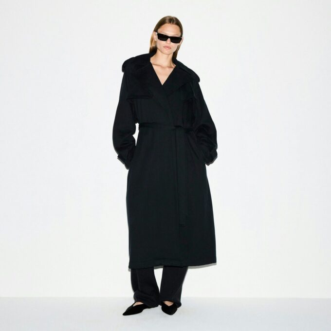 KÆRESTEFLEECE OVERSIZED TRENCHCOAT