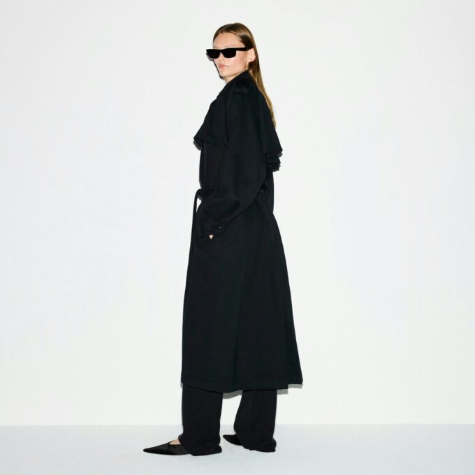 KÆRESTEFLEECE OVERSIZED TRENCHCOAT