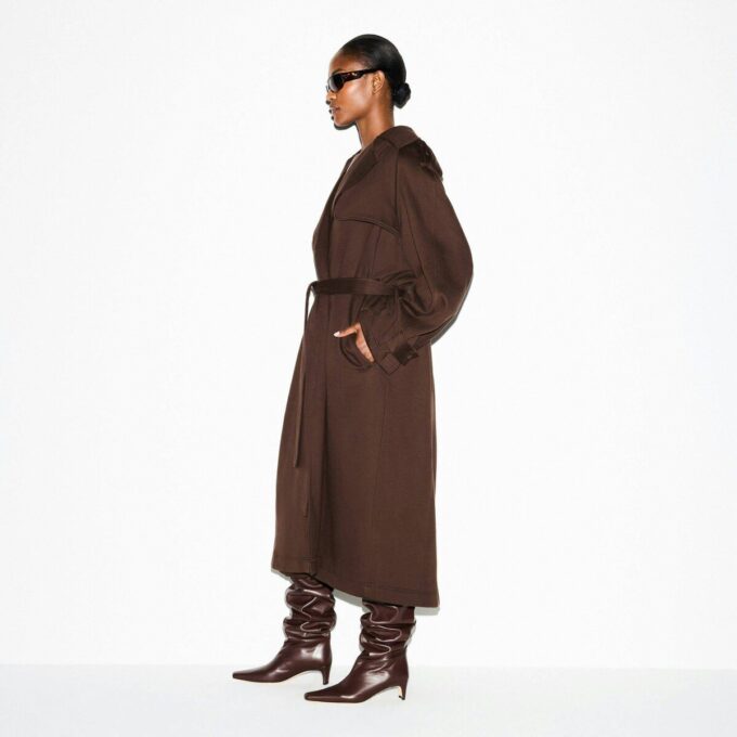 KÆRESTEFLEECE OVERSIZED TRENCHCOAT