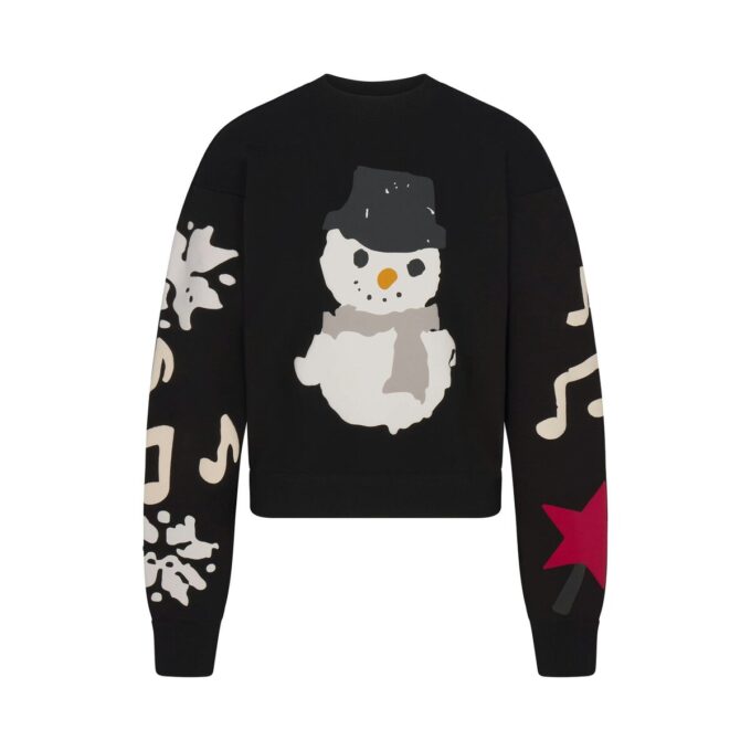KAKTUS PLANTE FLEA MARKET X SKIMS BOMULDSFLEECKE CREWNECK