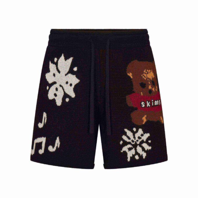 KAKTUS PLANTE FLEA MARKET X SKIMS BOMULDSSTRIK HERRE INTARSIA SHORTS