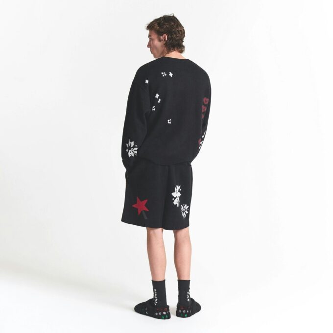 KAKTUS PLANTE FLEA MARKET X SKIMS BOMULDSSTRIK HERRE INTARSIA SHORTS